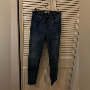 Madewell 10" High-Rise Skinny Jeans: Tulip-Hem Edition
